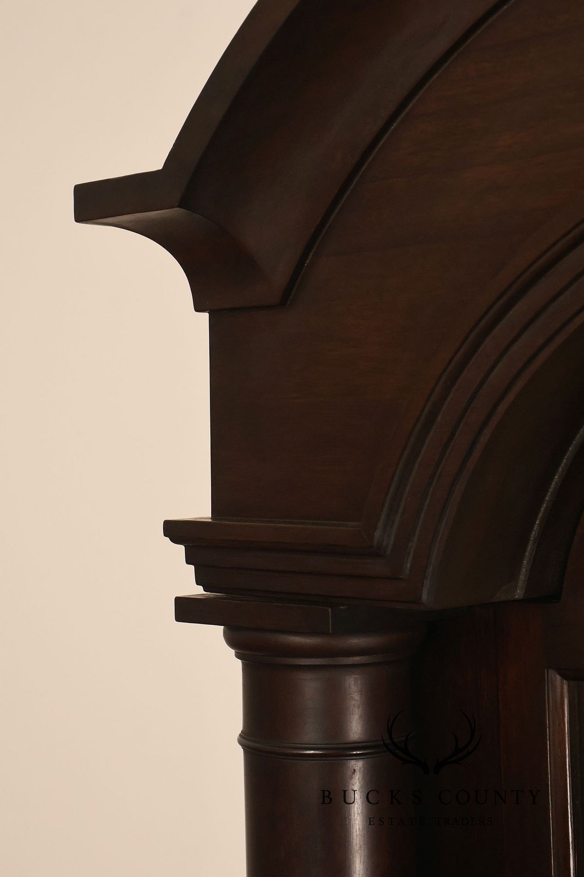 Herschede 1925 “Swan” Nine-Tube Mahogany Hall Clock
