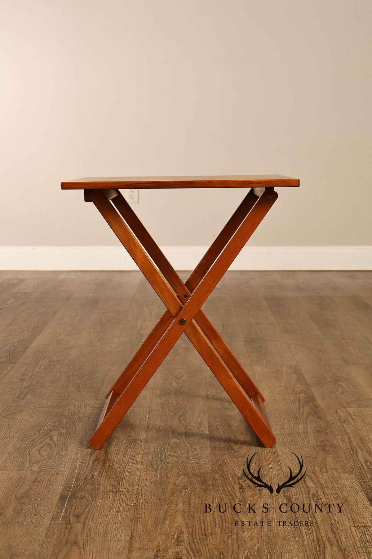 Ansager Møbler Danish Modern Set of Three Teak Tray Tables