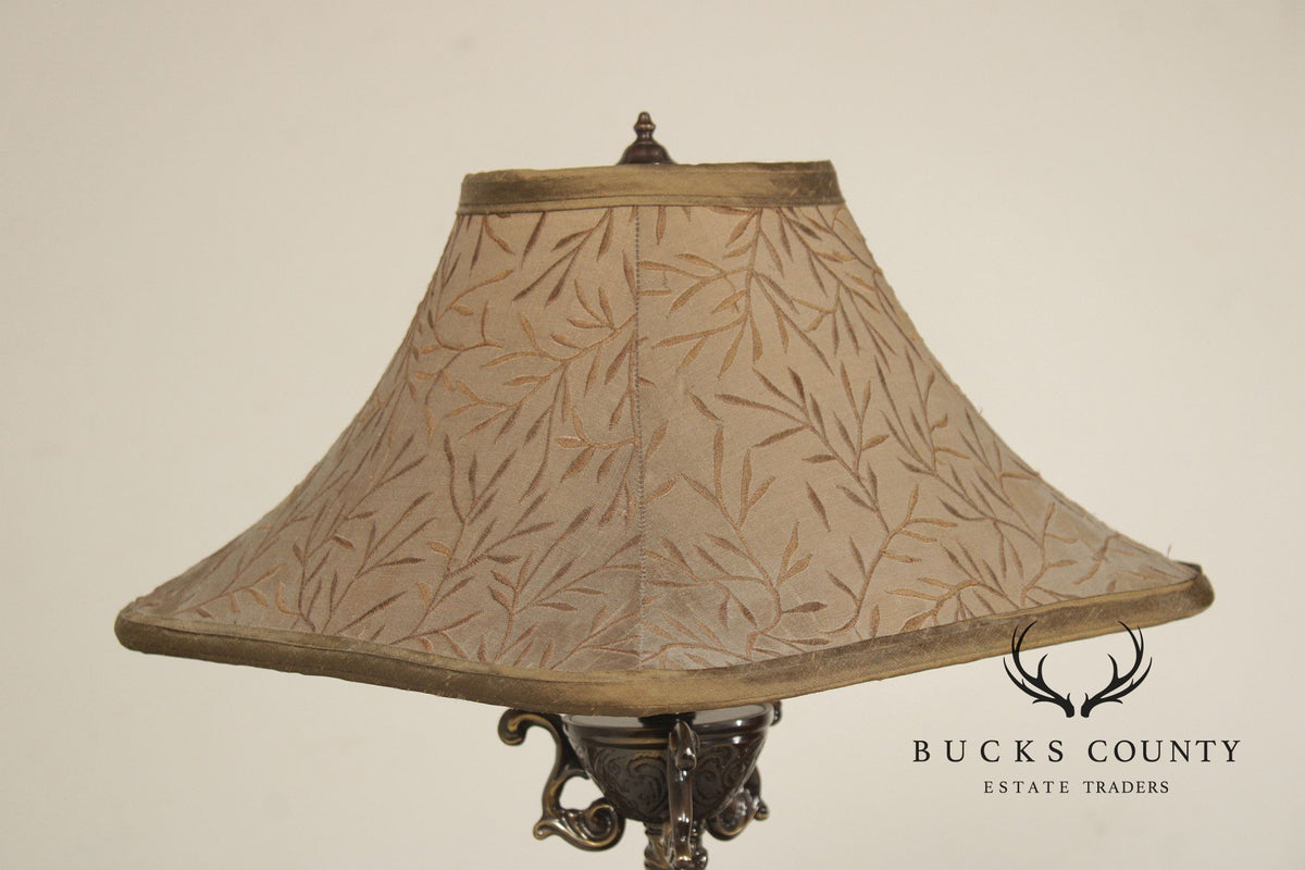 Frederick Cooper Rococo Style Brass Table Lamp