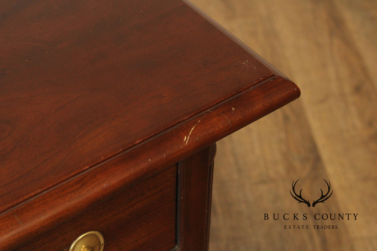 Stickley Chippendale Style Mahogany Nightstand