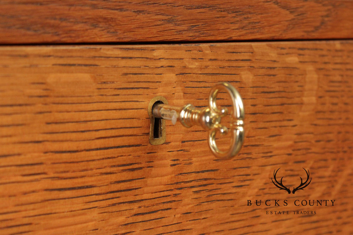 Stickley Mission Collection Oak Fall Front Desk