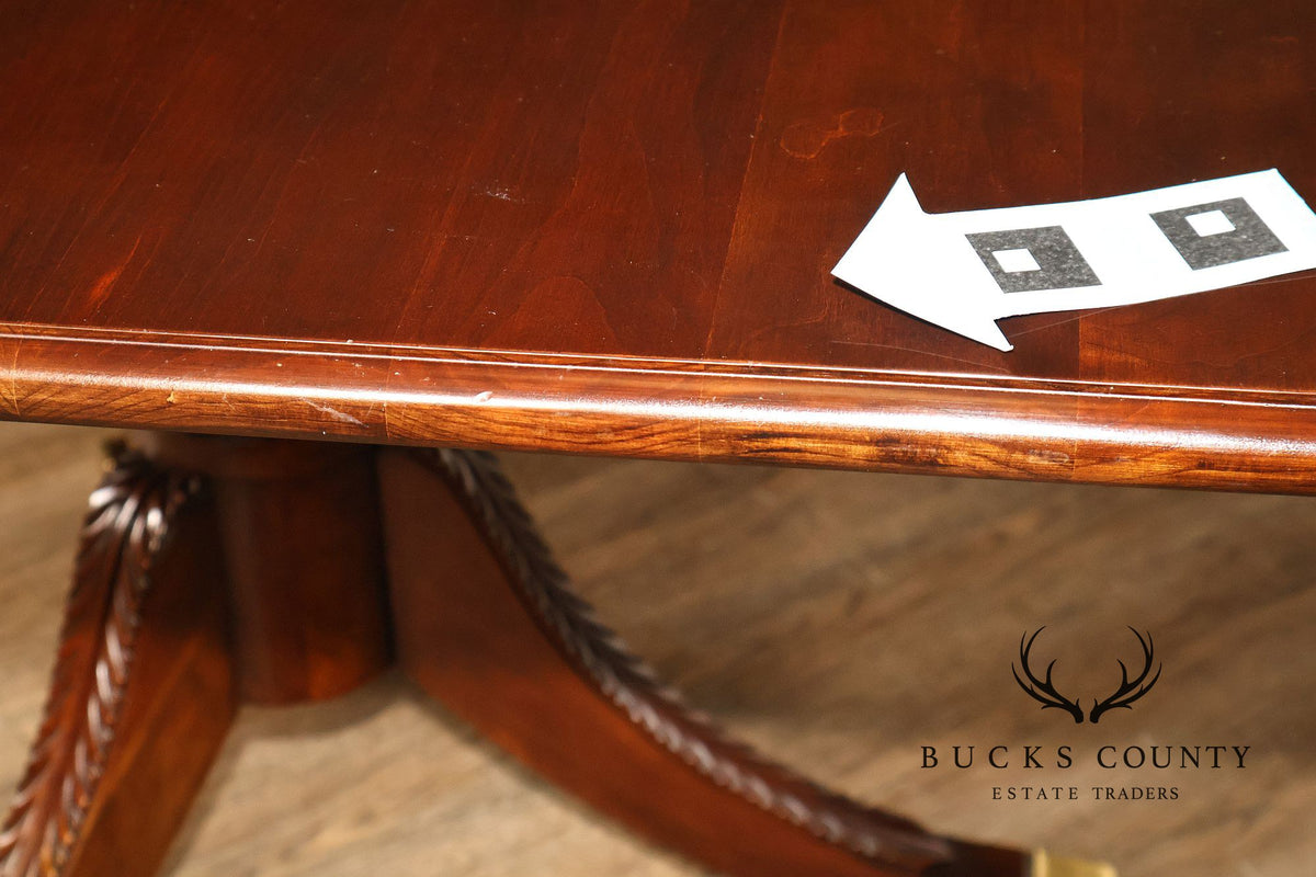 Statton Cherry Double Pedestal Dining Table