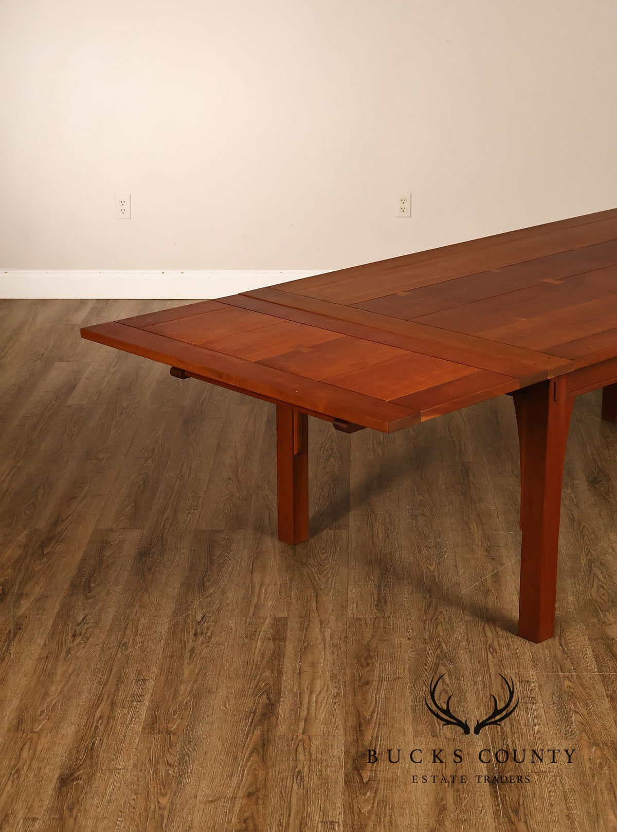 Stickley Mission Collection Cherry Draw Top Extension Dining Table