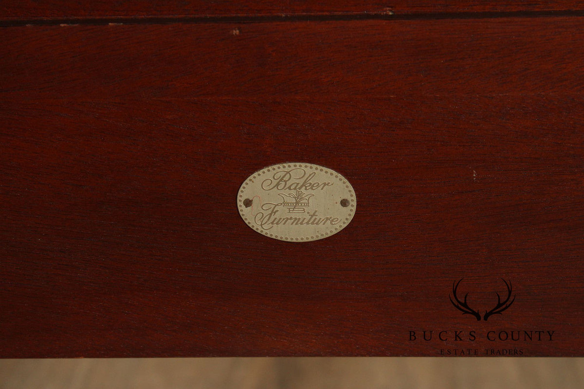 Baker Furniture Mahogany Queen Canopy Bed