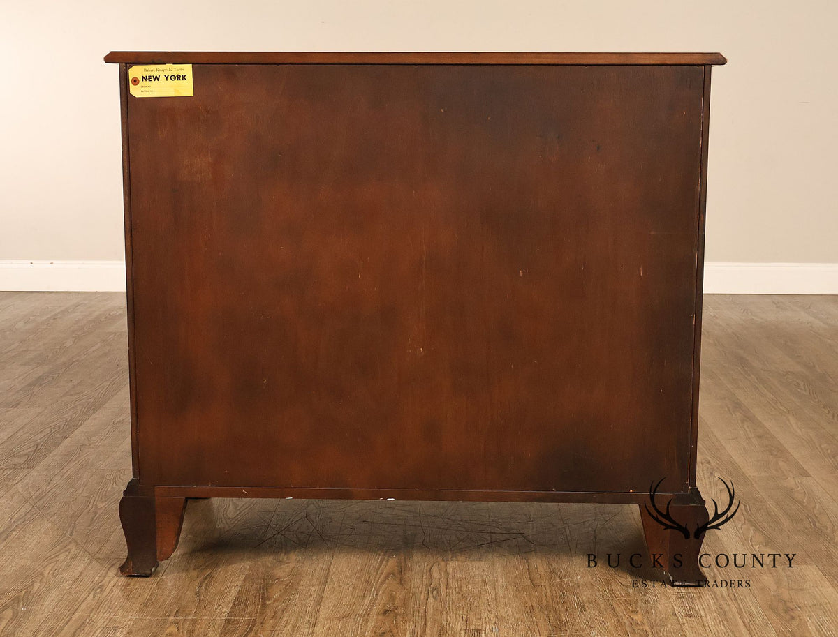 Kindel Chippendale Style Mahogany Block-Front Chest Of Drawers