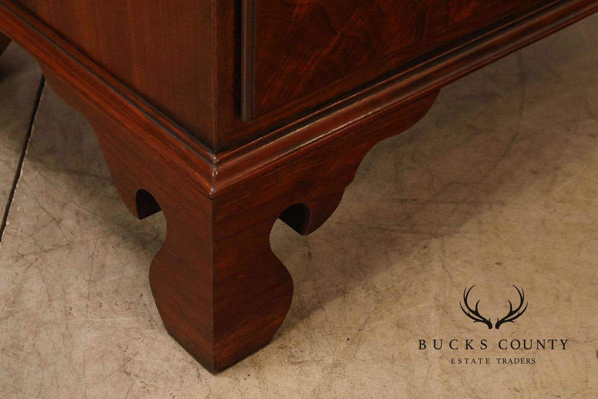 Chippendale Style Walnut Highboy Chest Of Drawers