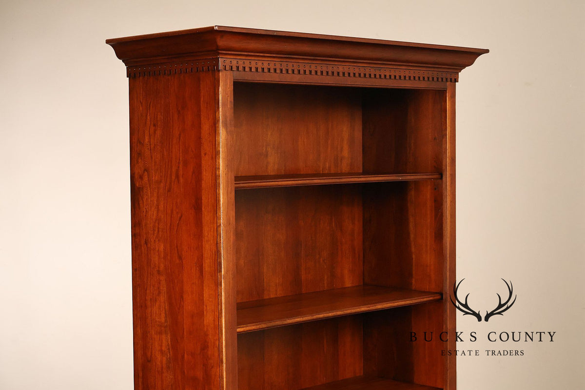 Bob Timberlake For Lexington Cherry Traditional Open Bookcase With Cabinet