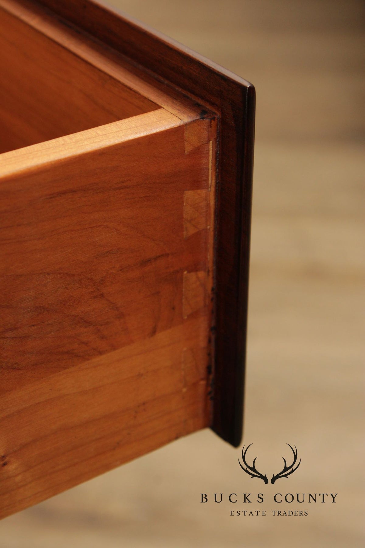 Statton Georgian Style Cherry Flip Top Server