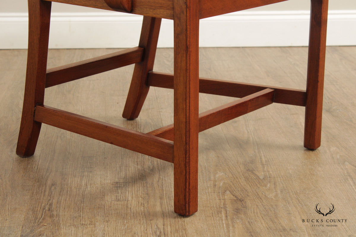 Kittinger Williamsburg Adaptation Chippendale Style Mahogany Armchair