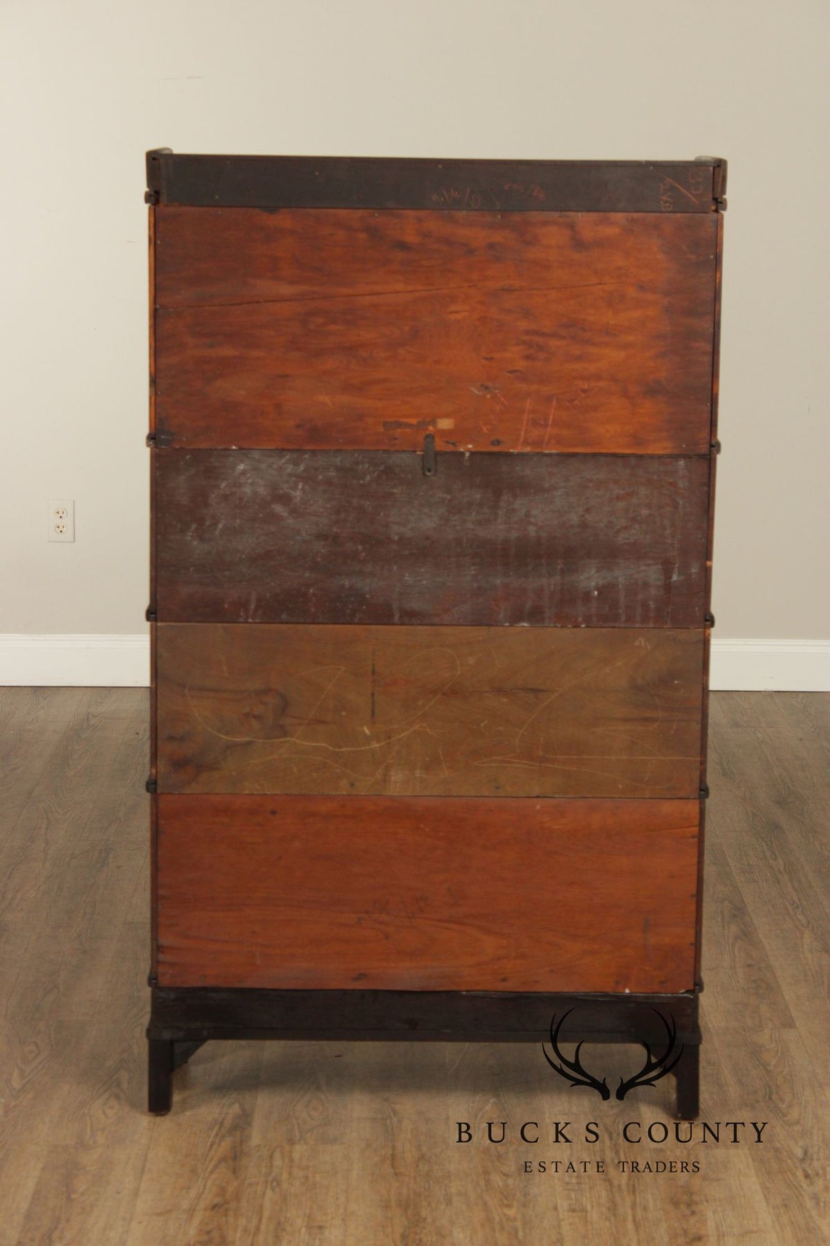 Hale Mahogany Barrister Secretary Bookcase With Desk