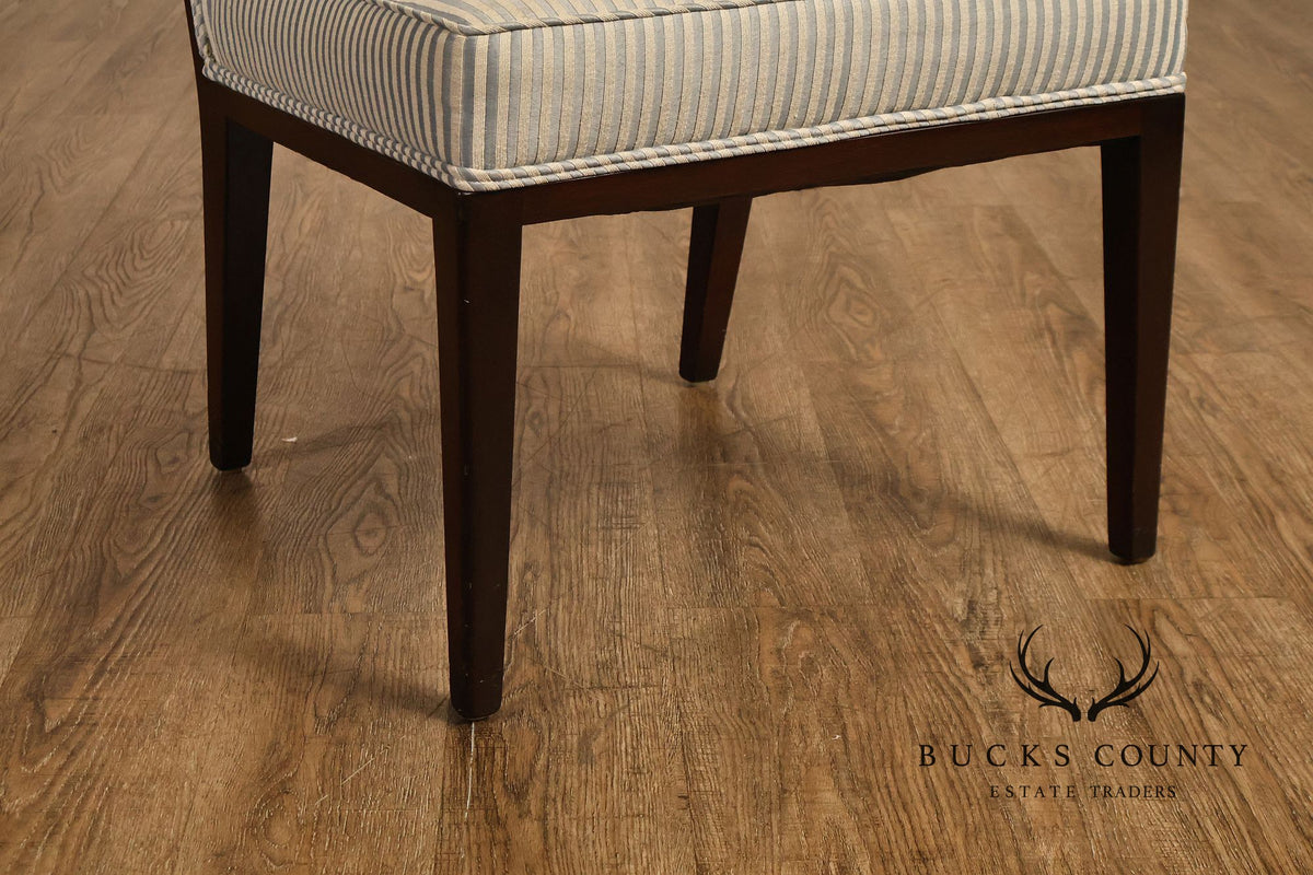Dunbar Modern Style Set of Four Upholstered Dining Chairs
