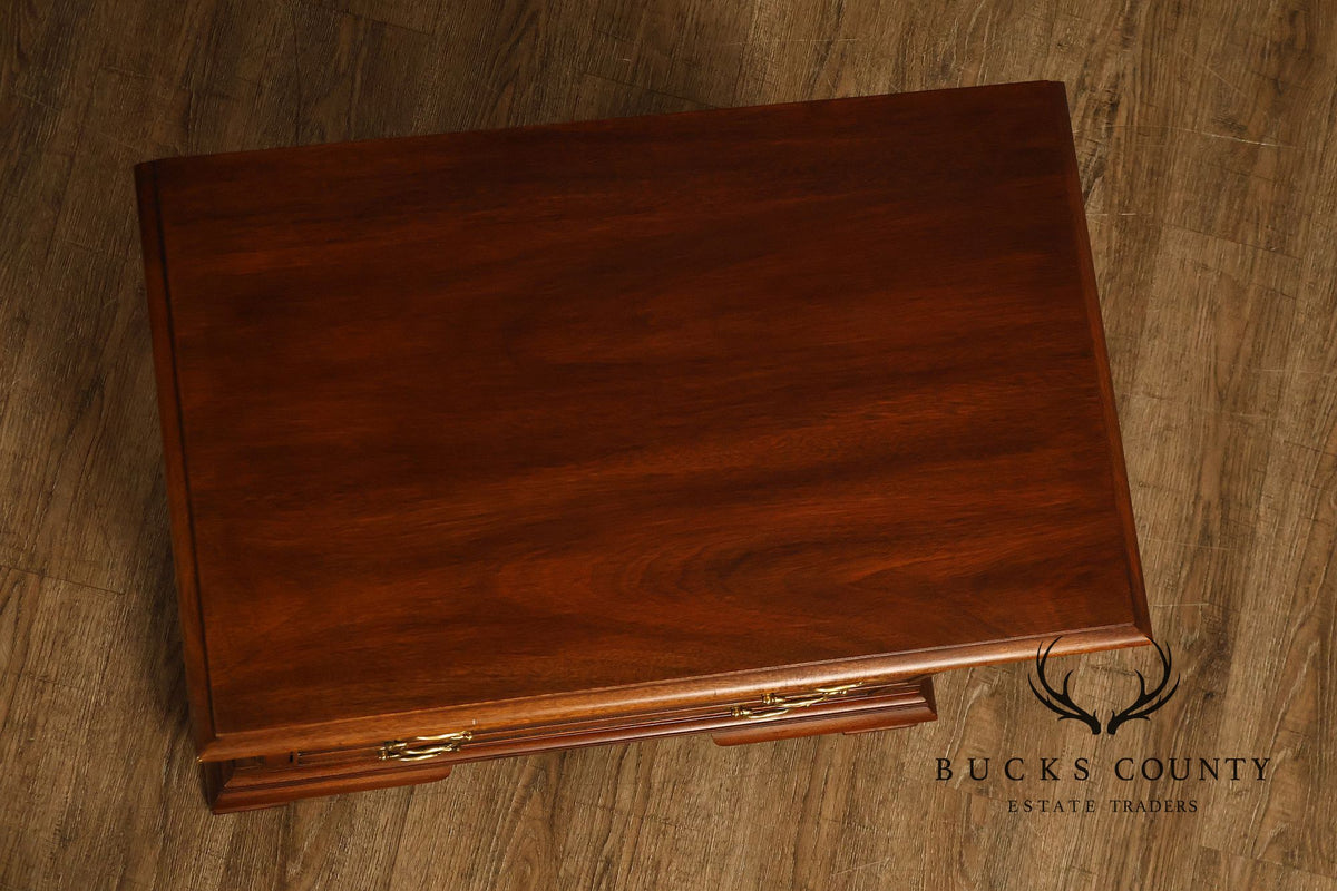 Henkel Harris Georgian Style Mahogany Bedside Chest