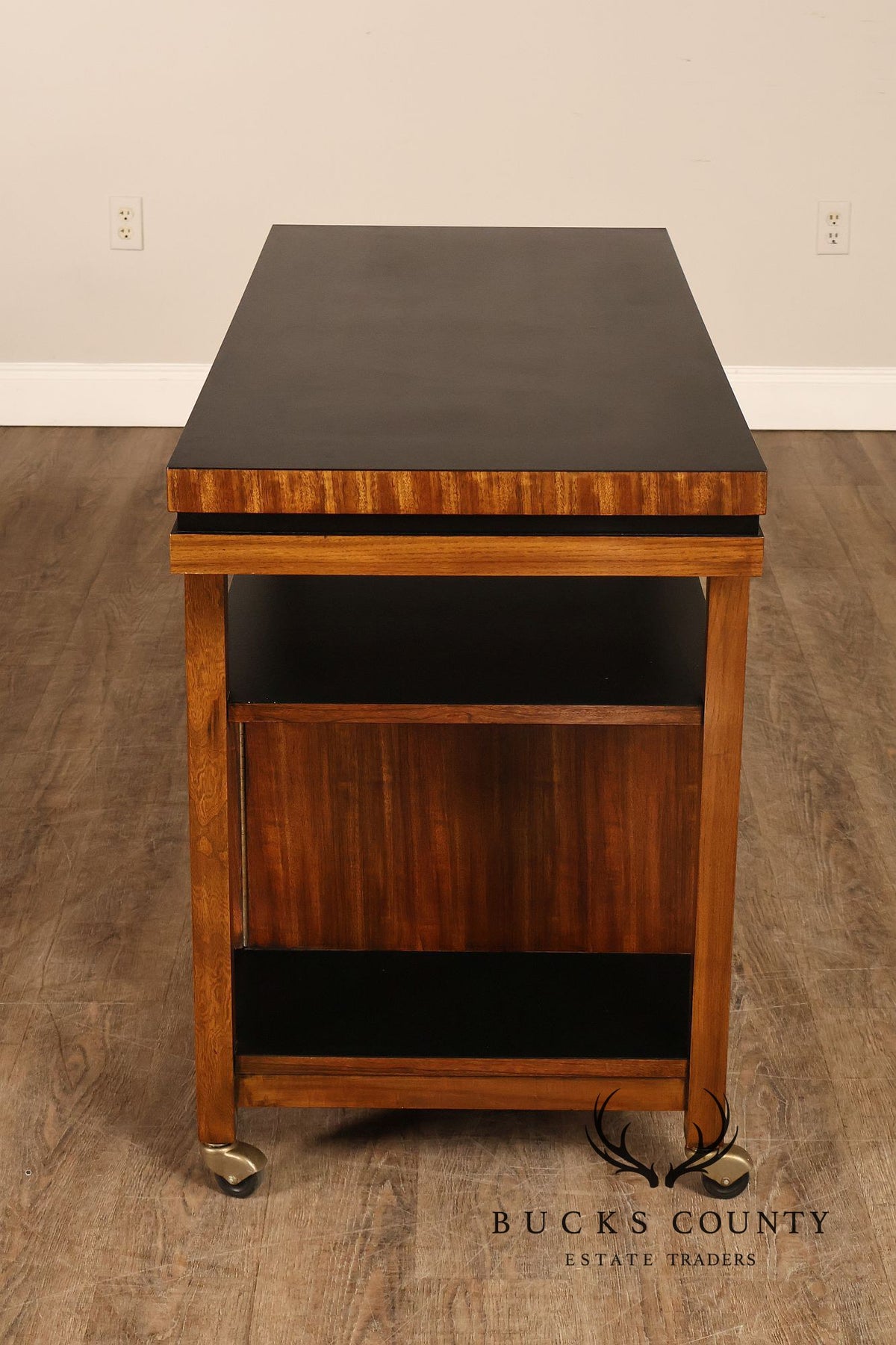 Mid Century Modern Rosewood Server Bar Cart