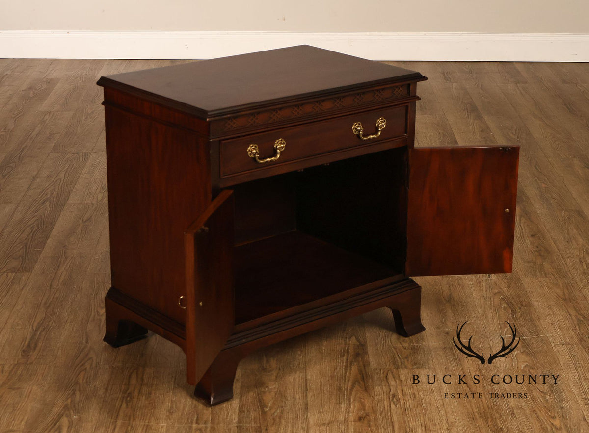 Century Furniture Georgian Style Mahogany Nightstand