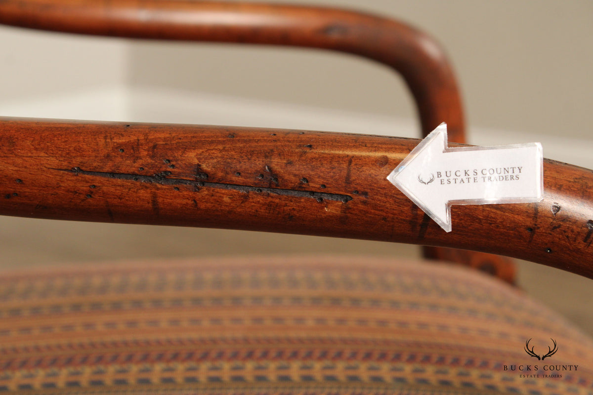 French Empire Style Carved Frame Armchair