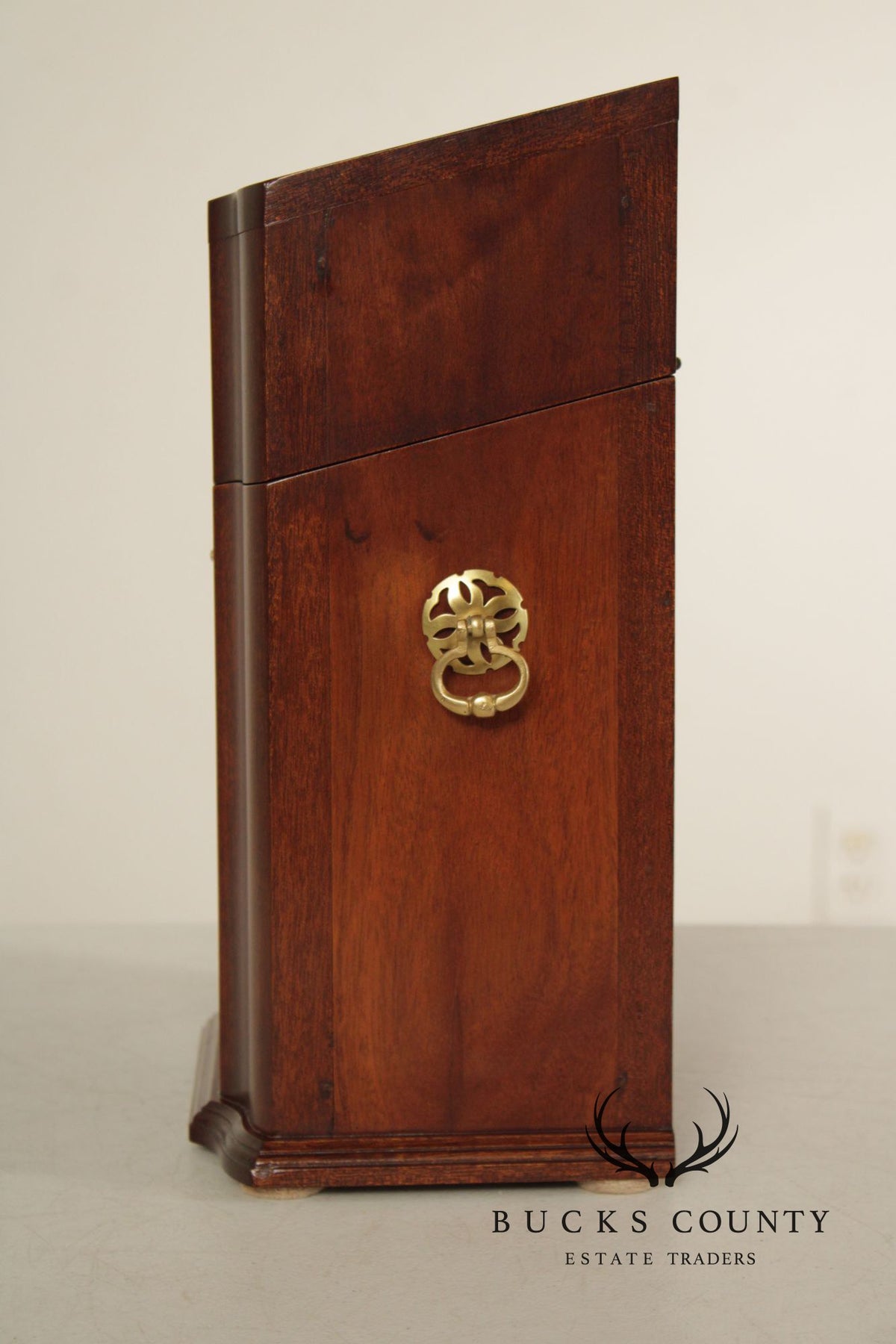 Federal Style Pair Of Mahogany Inlaid Knife Boxes
