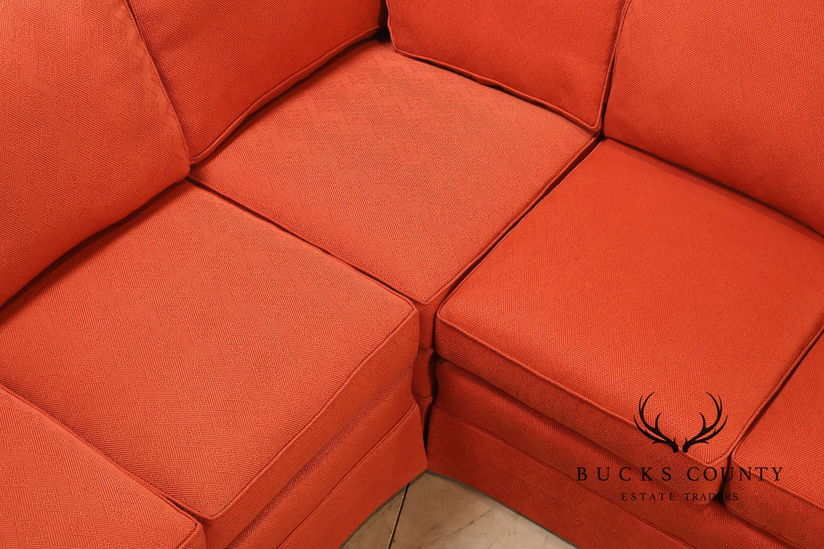 Miles Talbott Left-Facing Custom Upholstered Sectional Sofa