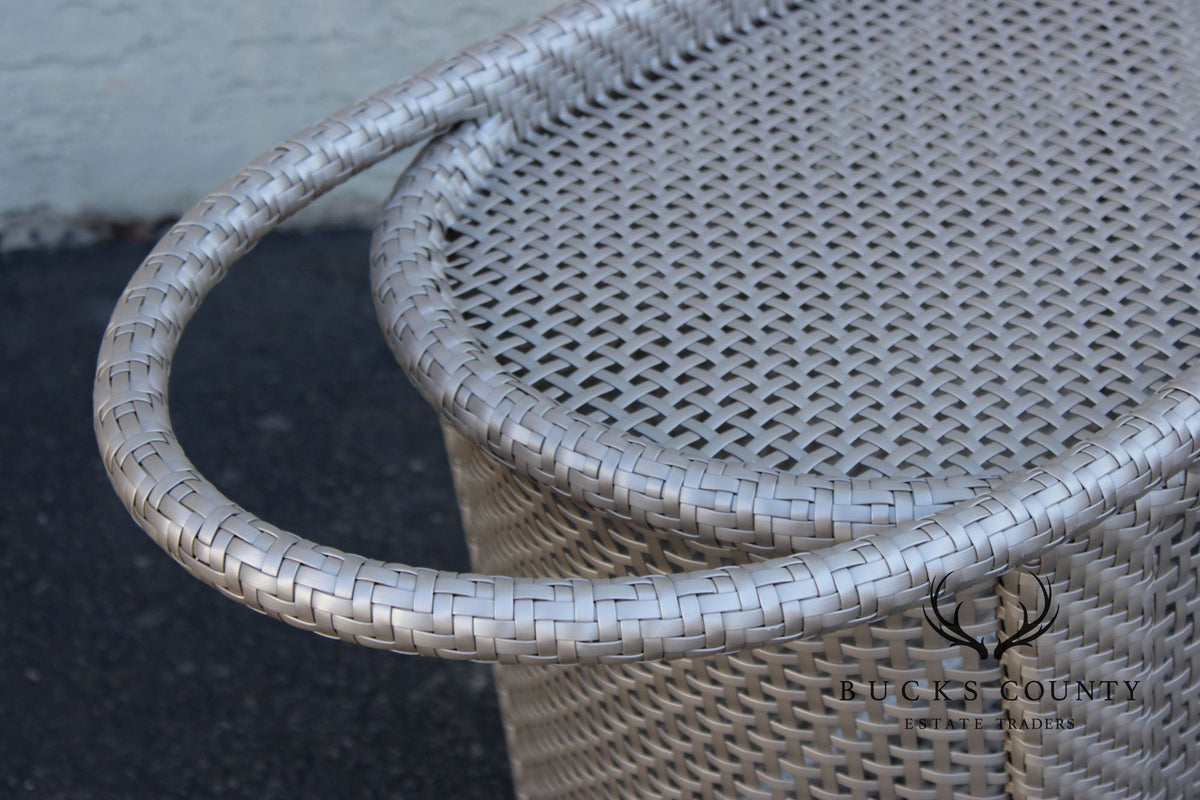 Dedon Contemporary Outdoor Patio Bar Cart