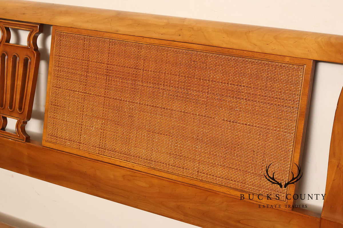John Widdicomb Mid Century Modern Caned King Size Headboard