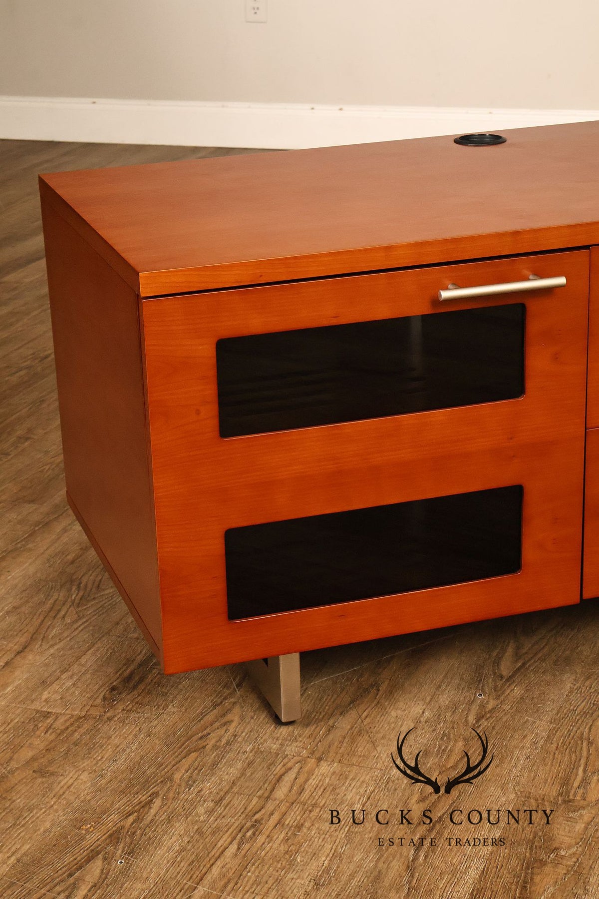BDI Contemporary Cherry Finish TV Media Console