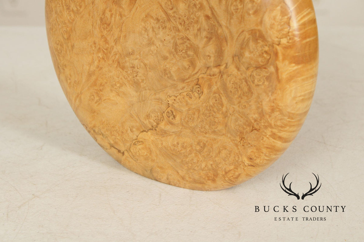 Warren Vienneau Studio Crafted Maple Burl Vase