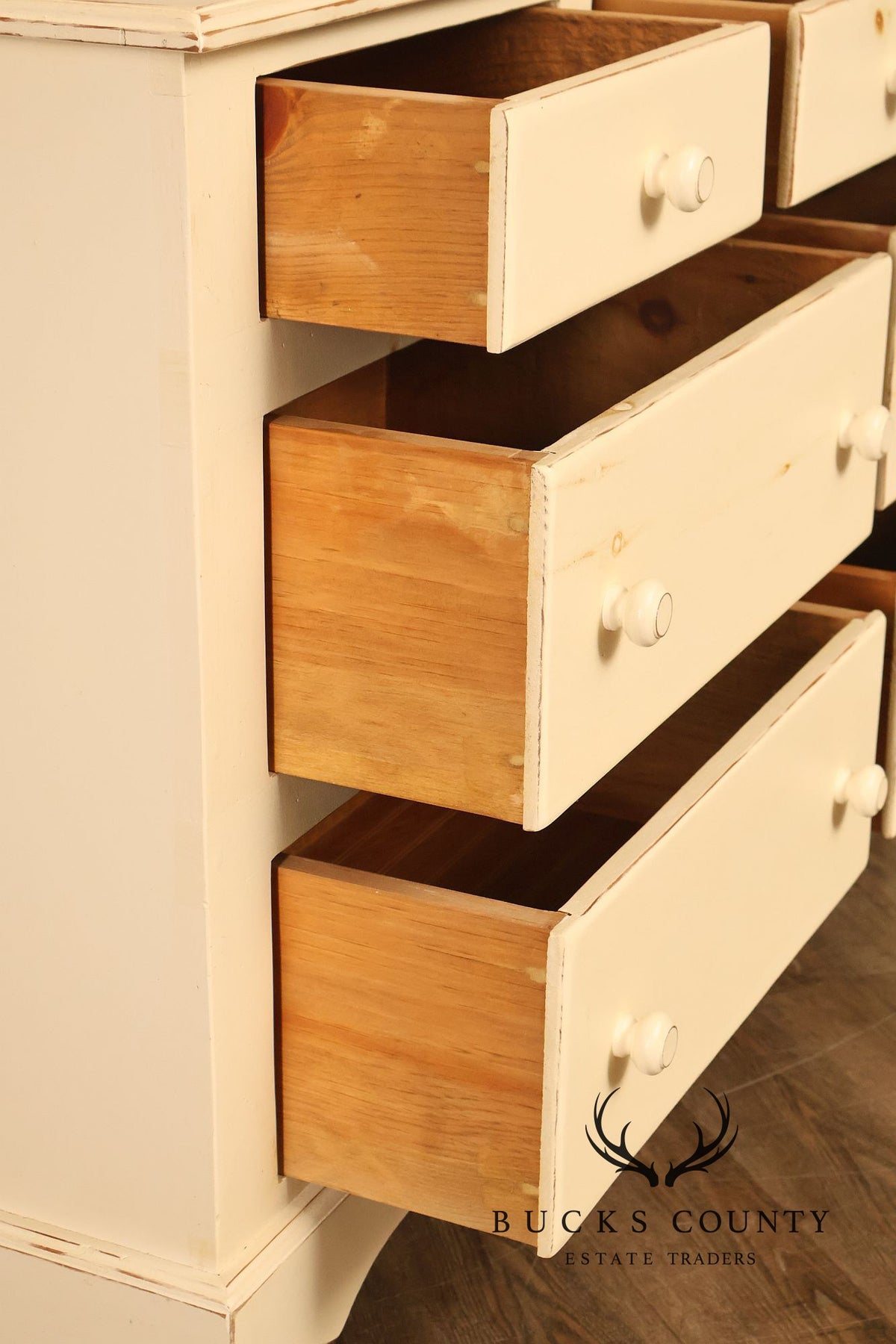 Coastal Style Painted Chest of Drawers