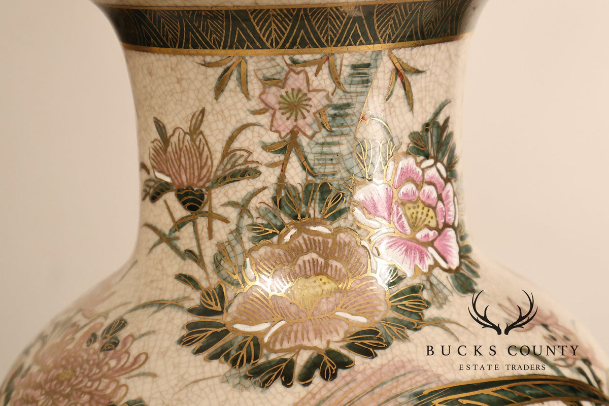 Japanese Style Porcelain Table Lamp