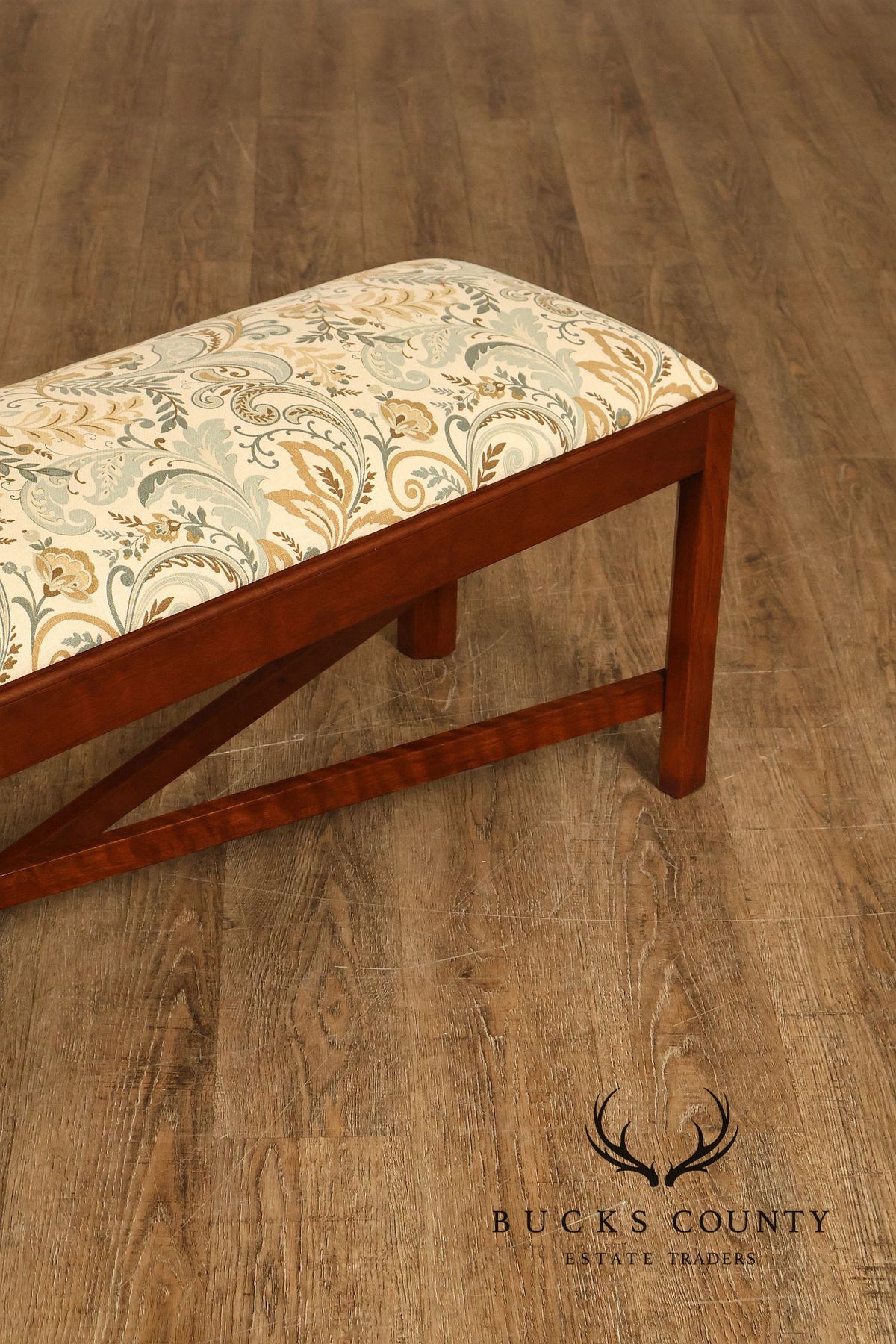 Chippendale Style Mahogany Window Bench