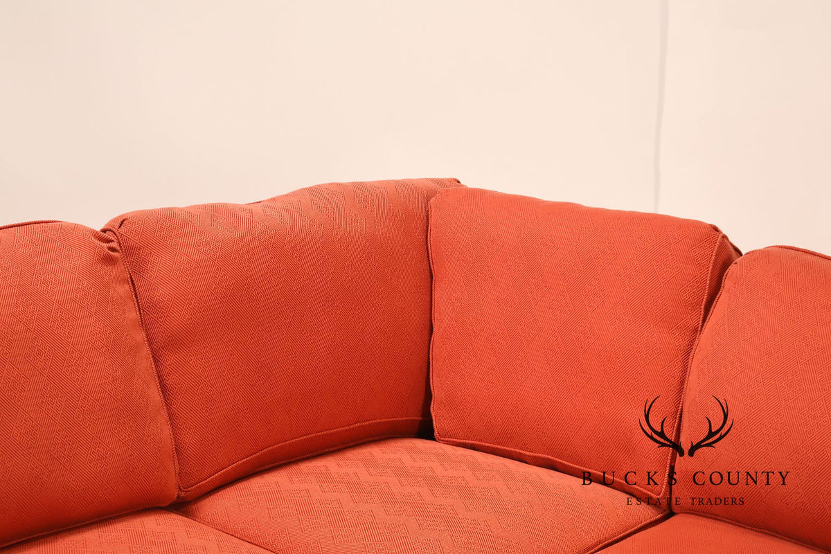 Miles Talbott Left-Facing Custom Upholstered Sectional Sofa