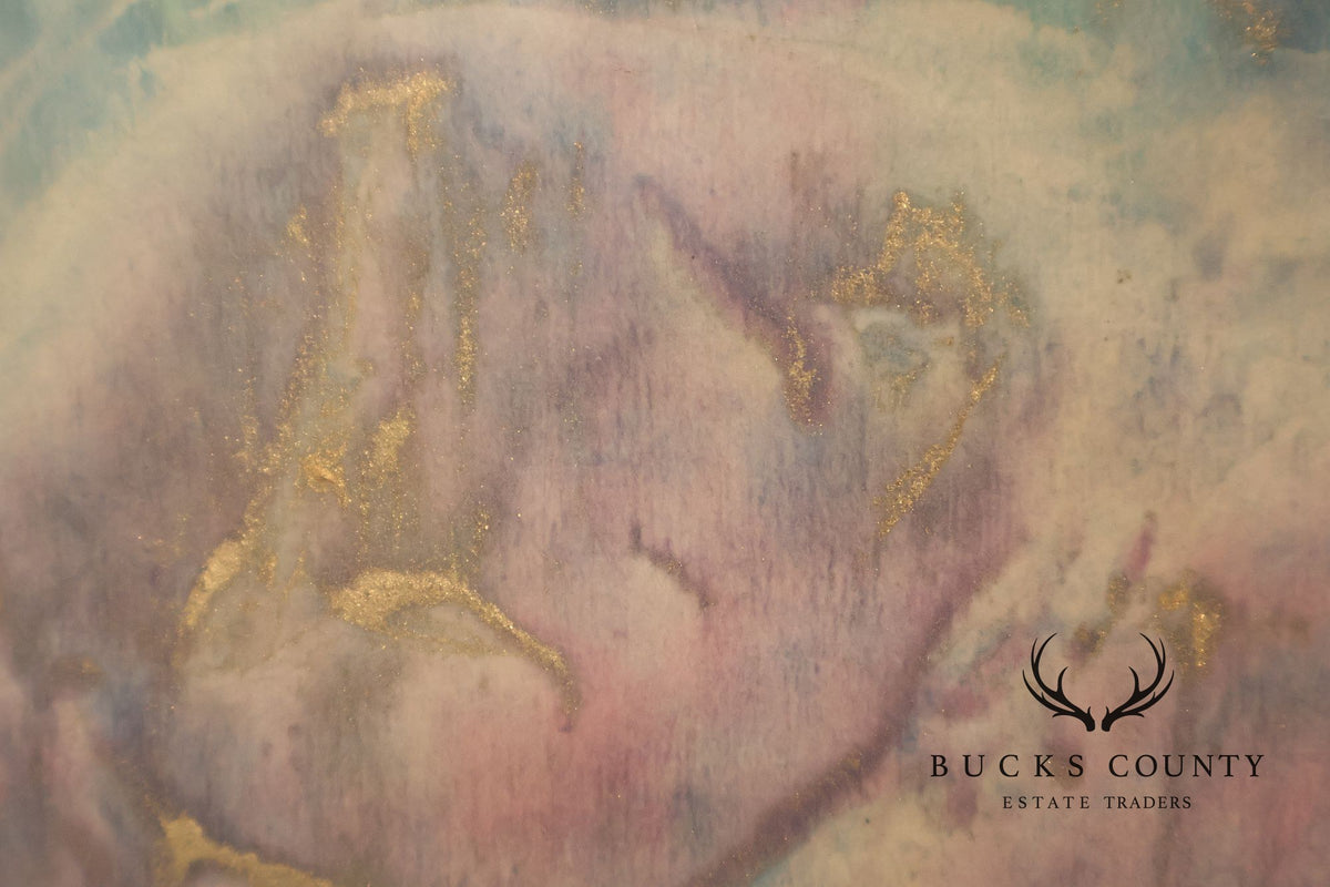 Suzanne Marinell Melted Wax Painting, 'Callisto'