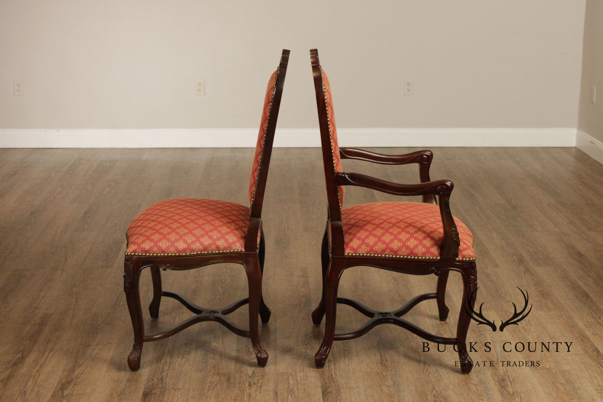 Andre Originals French Louis XV Style Set Of Eight Dining Chairs