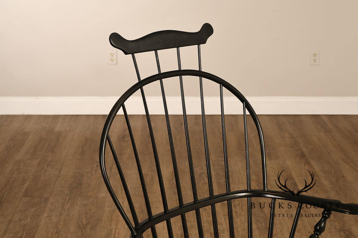 James Brown Ebonized Windsor Armchair Replica Windsor