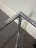 Hollywood Regency Chrome & Smoked Glass Side Table