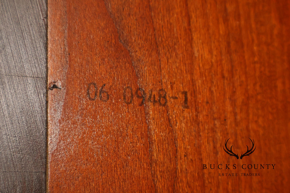 Sligh Mahogany Grandfather Clock With Moon Dial And Triple Chime Movement