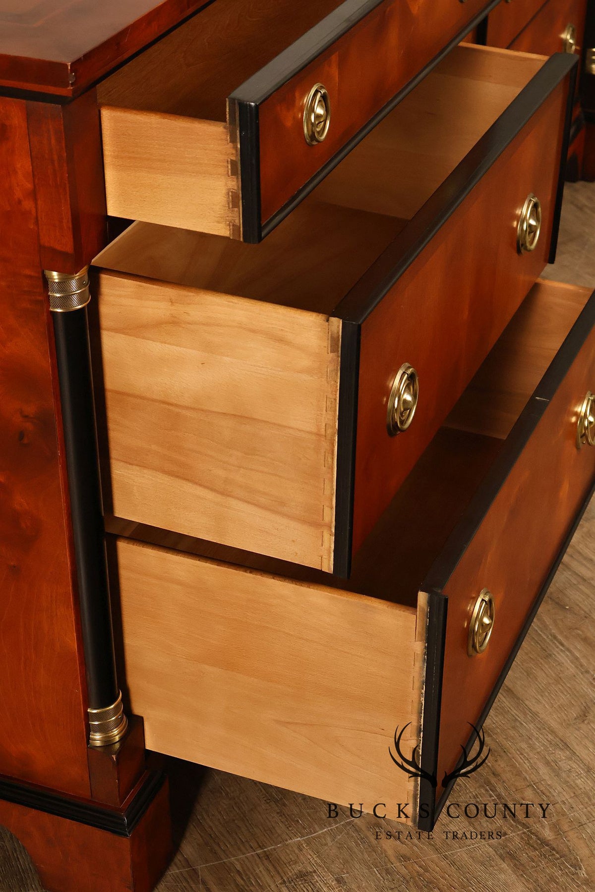 Century Furniture Biedermeier Style Triple Chest