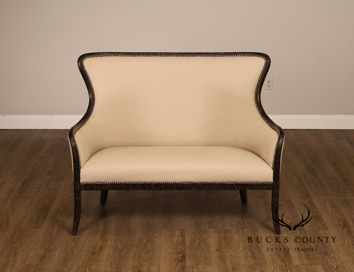 Uttermost French Country Style Upholstered Settee