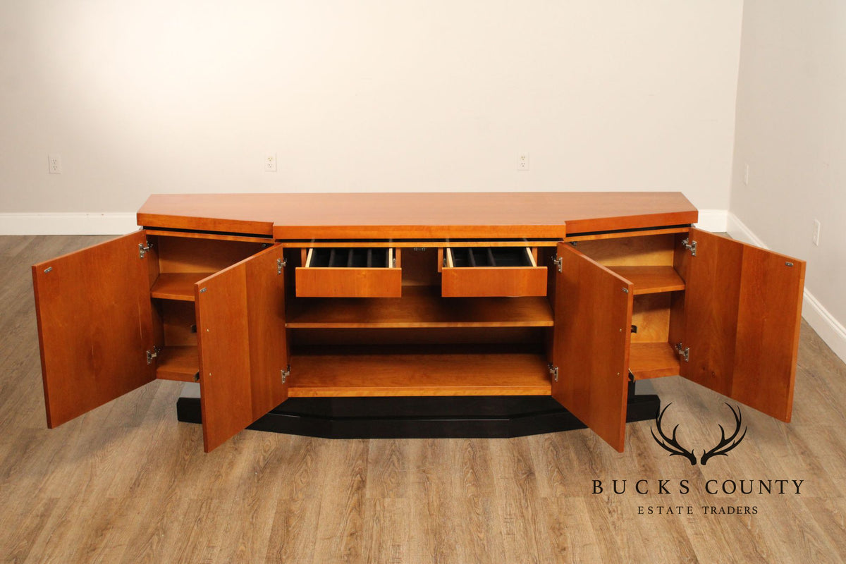 Postmodern Custom Quality Cherry Credenza Sideboard
