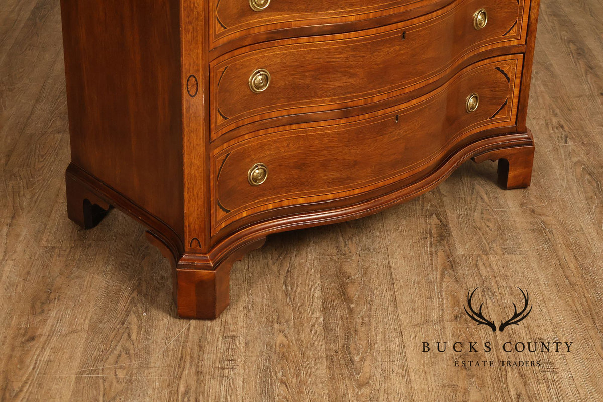 Henredon Historic Natchez Collection Inlaid Mahogany Chest of Drawers