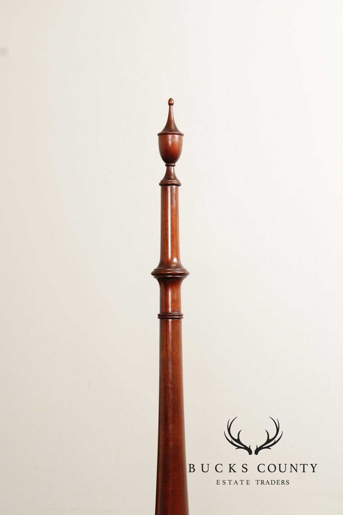 Custom Quality Federal Style Carved Mahogany California King Poster Bed Frame