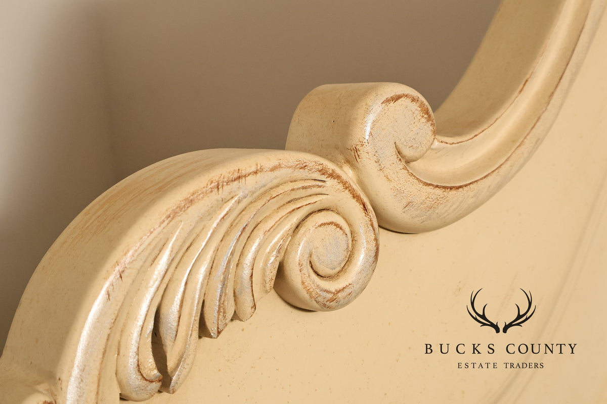 Rococo Style Painted King Size Bedframe