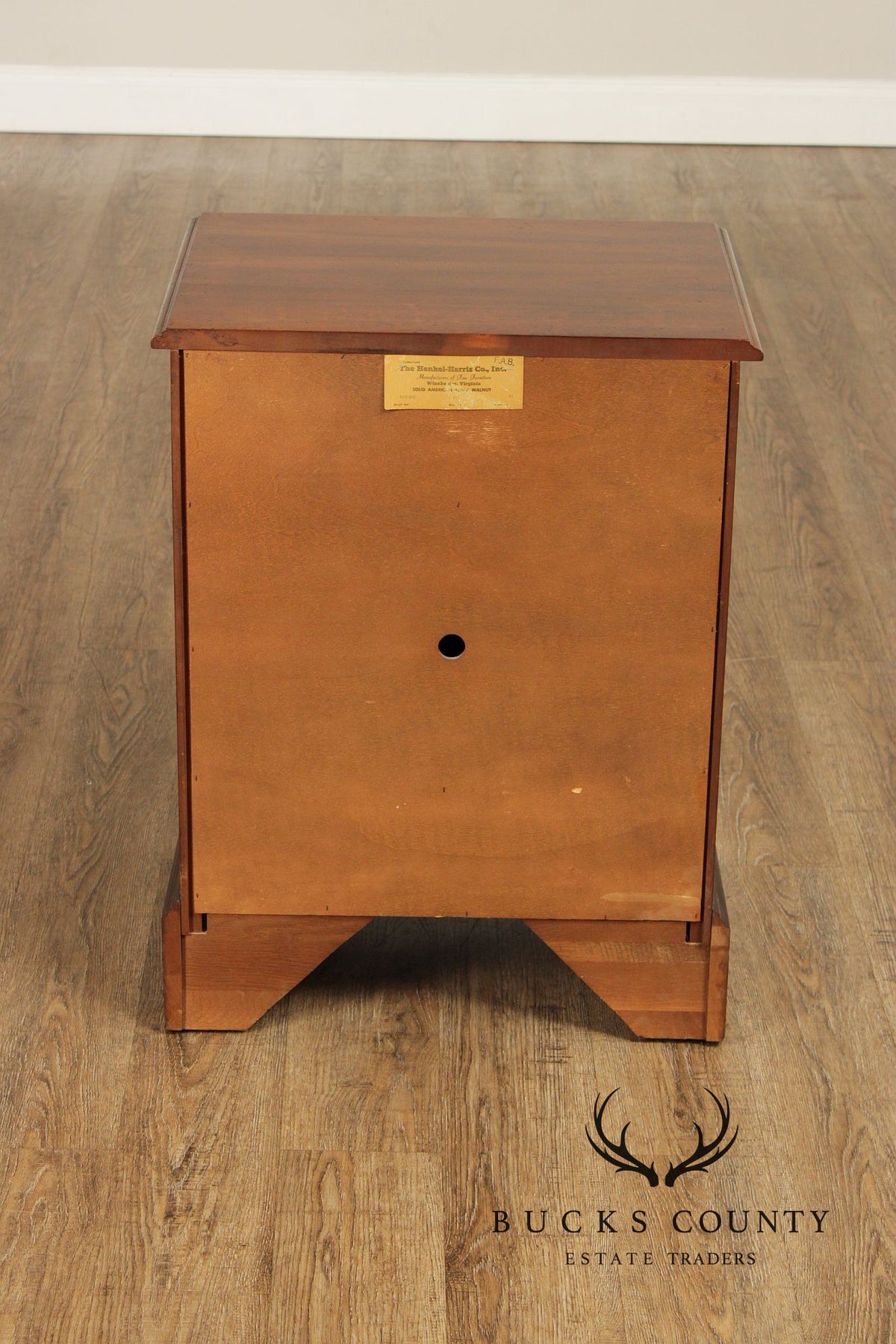 Henkel Harris Vintage Solid Cherry Pair Of Nightstands