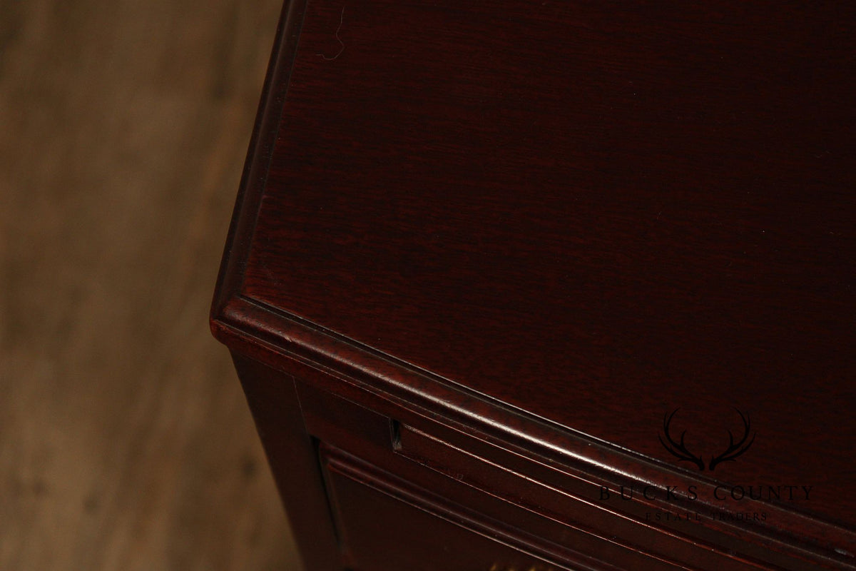 Link-Taylor Georgian Mahogany Bachelor's Chest Nightstand