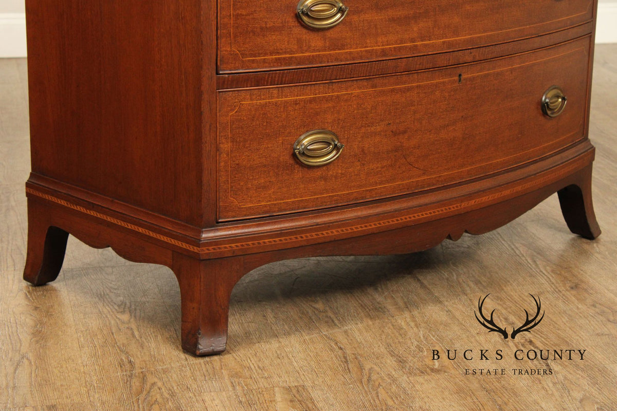 Biggs Hepplewhite Style Mahogany Chest of Drawers