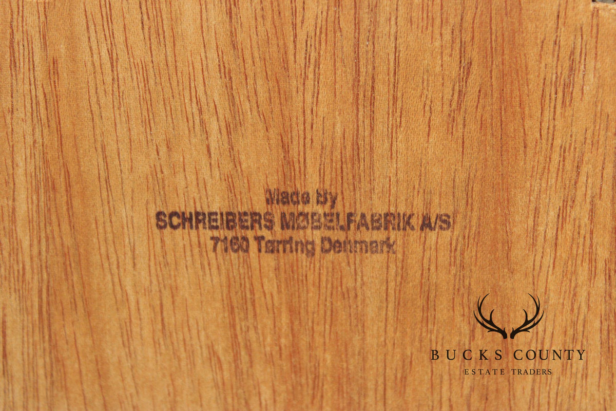 Schreibers Mobelfabrik Danish Modern Teak Chifferobe