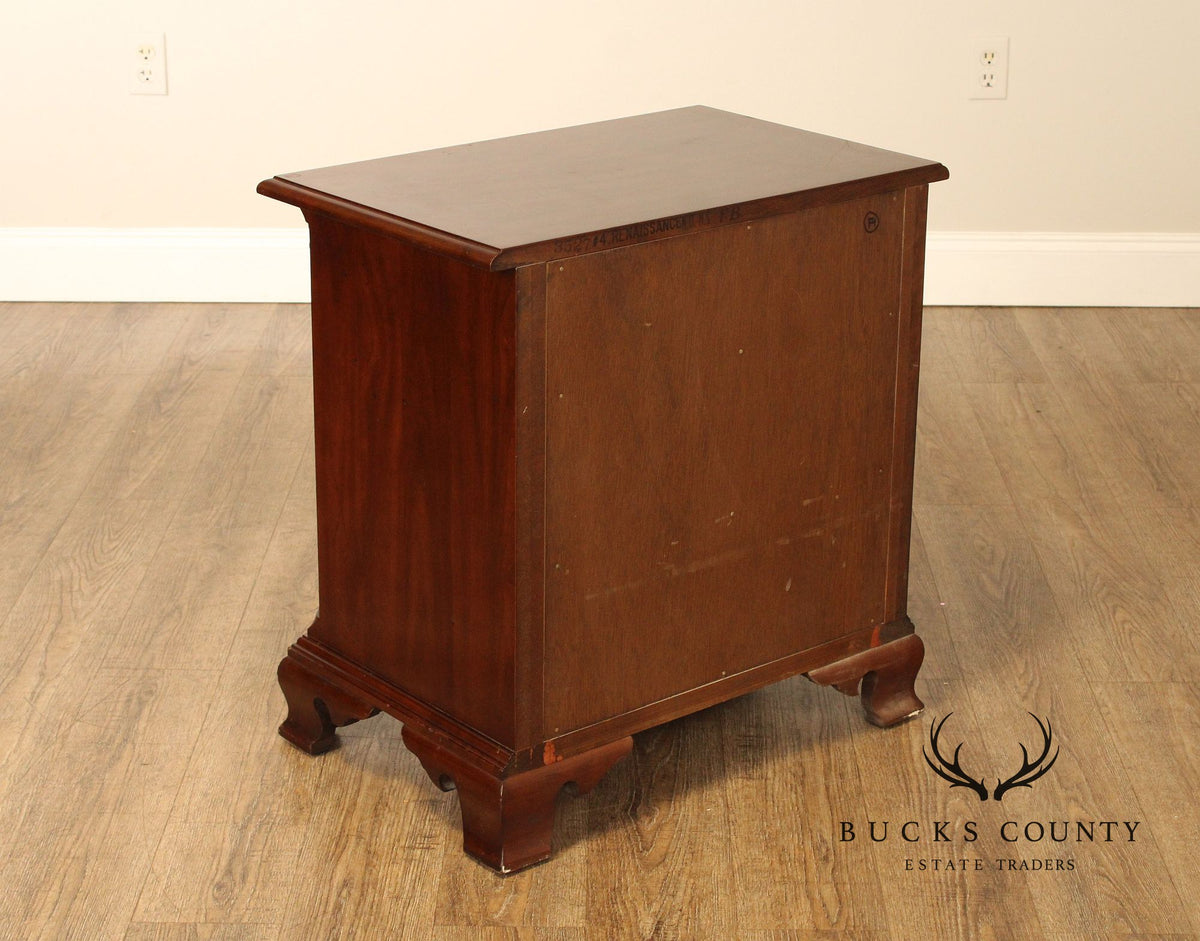 Stickley Chippendale Style Mahogany Nightstand