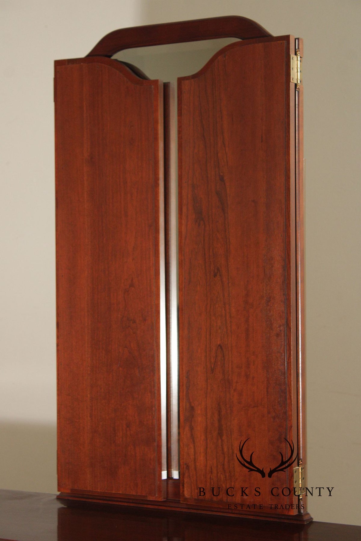 Pennsylvania House Chippendale Style Cherry Long Dresser with Mirror