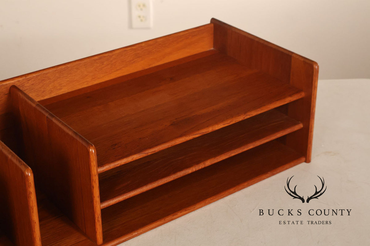 Nordisk Andels-Eksport Danish Modern Teak Desk Organizer