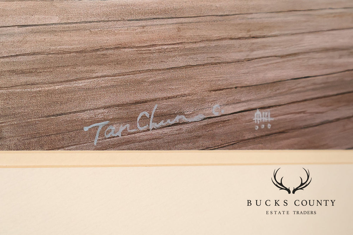 Tan Chun Framed Print, Coffee