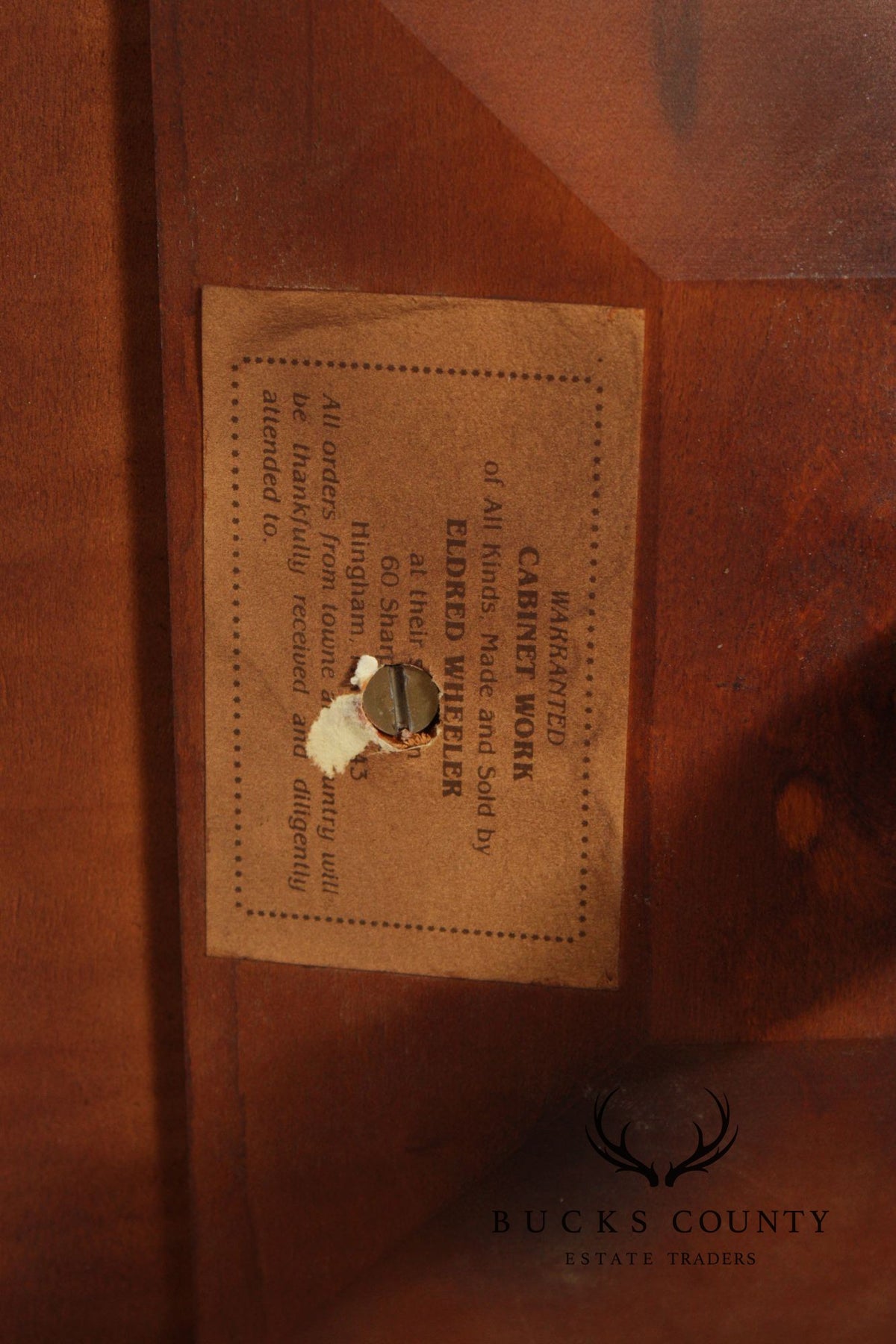 Eldred Wheeler Early American Style Tiger Maple Candlestand