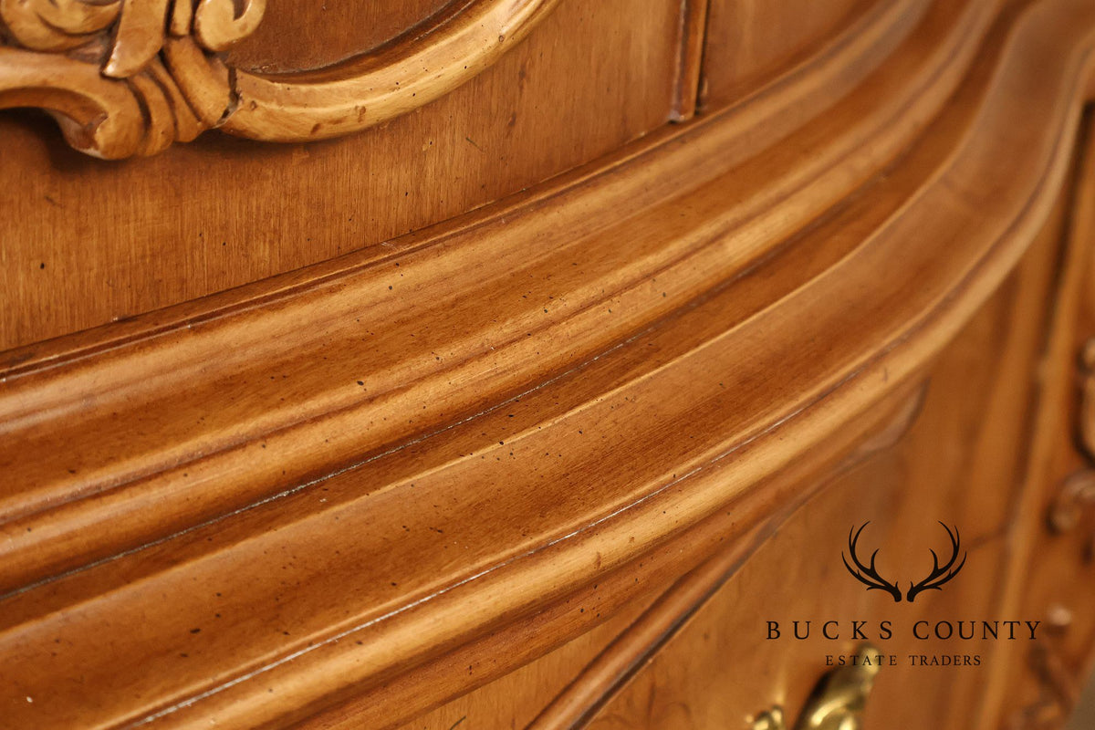 French Rococo Style Bombe Armoire Chest